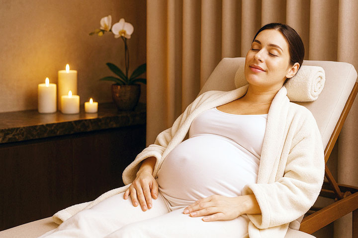 임산부 마사지